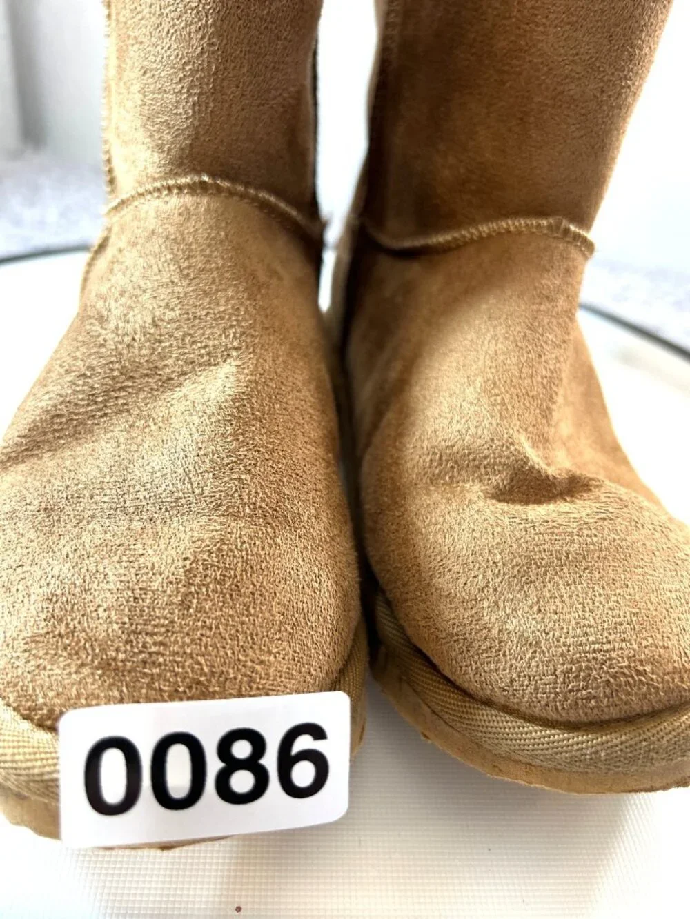 Marley Lilly Girls Boots Pull-on Suede Like Tan Size 3